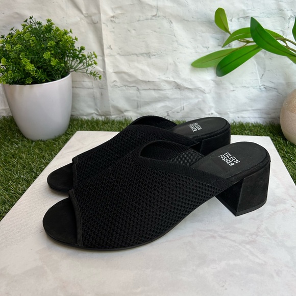 Eileen Fisher
Fave Stretch Fabric Block 2” Heel Sandals 
$175 size 8 New - Picture 10 of 16
